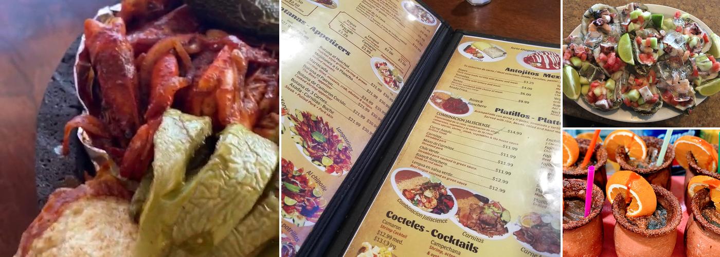 Los dos potrillos restaurant Menu