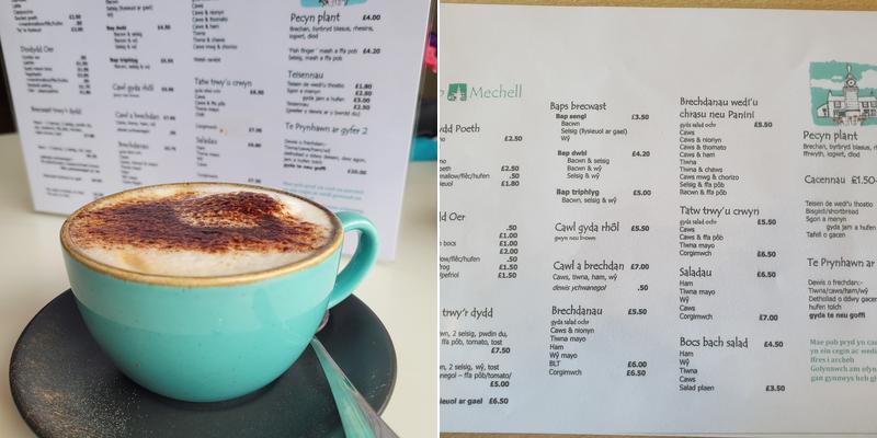 Caffi Siop Mechell Menu