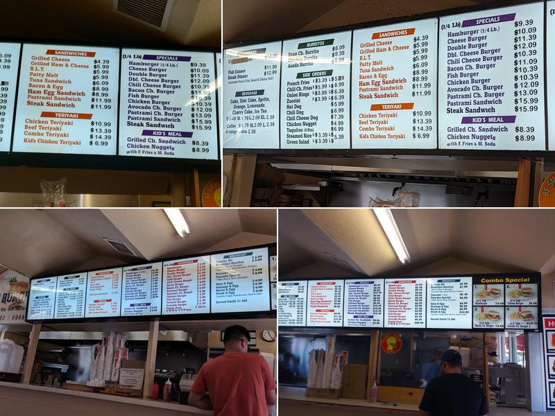 Classic Burger Menu