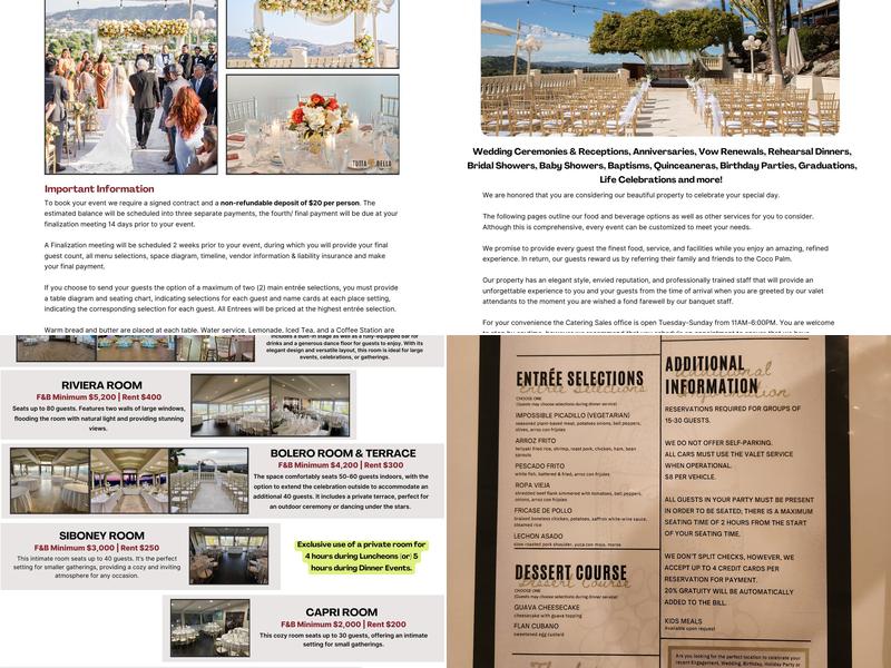 Coco Palm Restaurant Menu