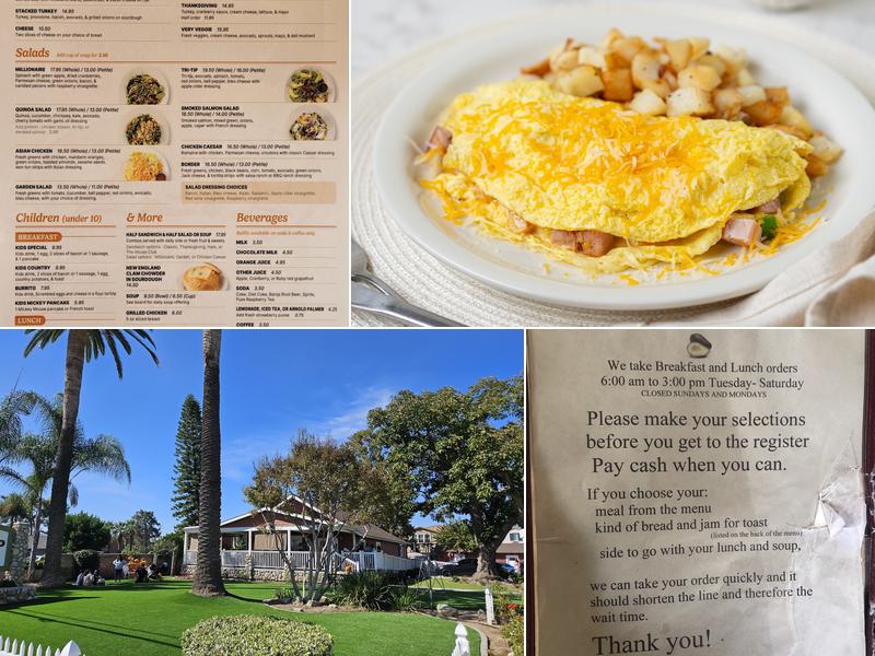 The Avocado House Menu