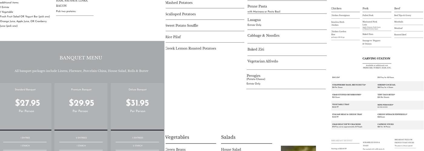 Penn Bistro LLC Menu