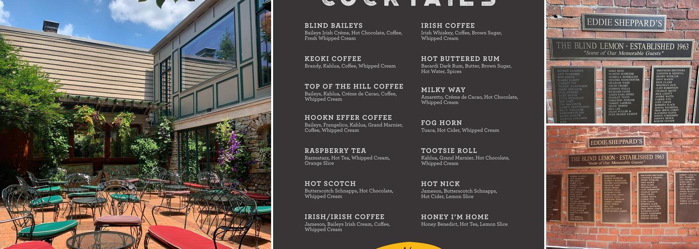 The Blind Lemon Menu