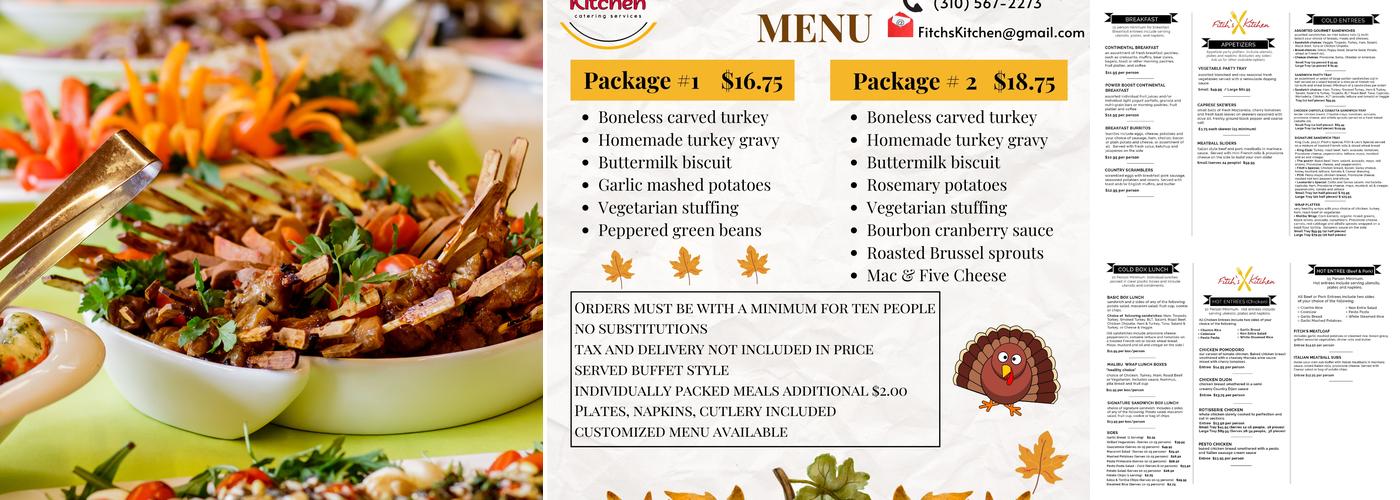 Fitch's Kitchen Menu