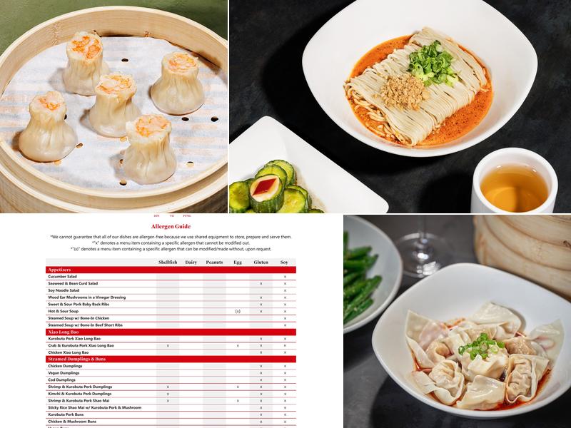 Din Tai Fung Menu