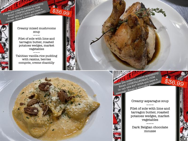 Dominique's Kitchen Menu