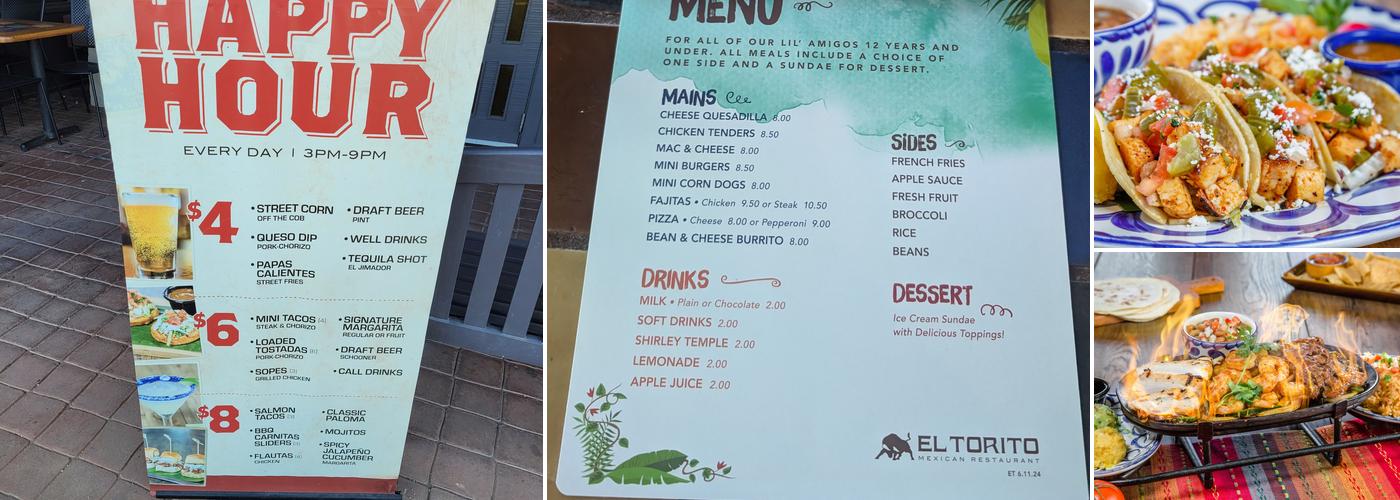 El Torito Menu