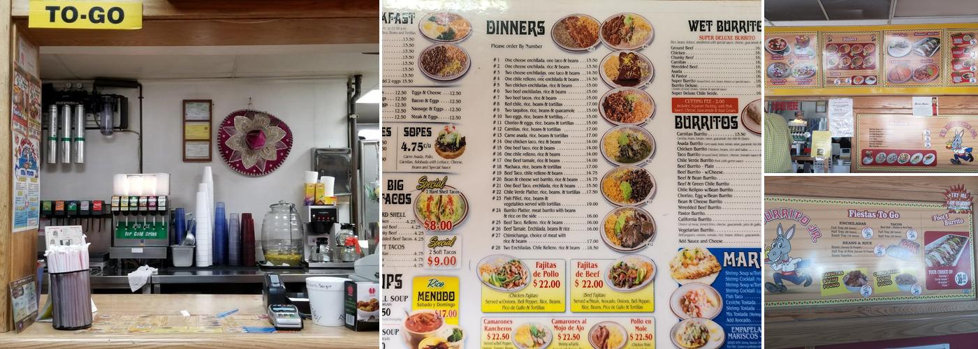 El Burrito Jr Inc #5 Menu