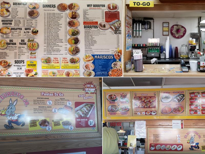 El Burrito Jr Inc #5 Menu