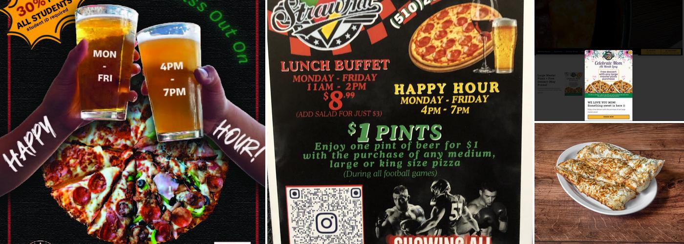 Straw Hat Pizza Menu