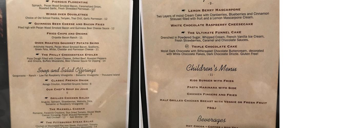 Maxwell's Menu