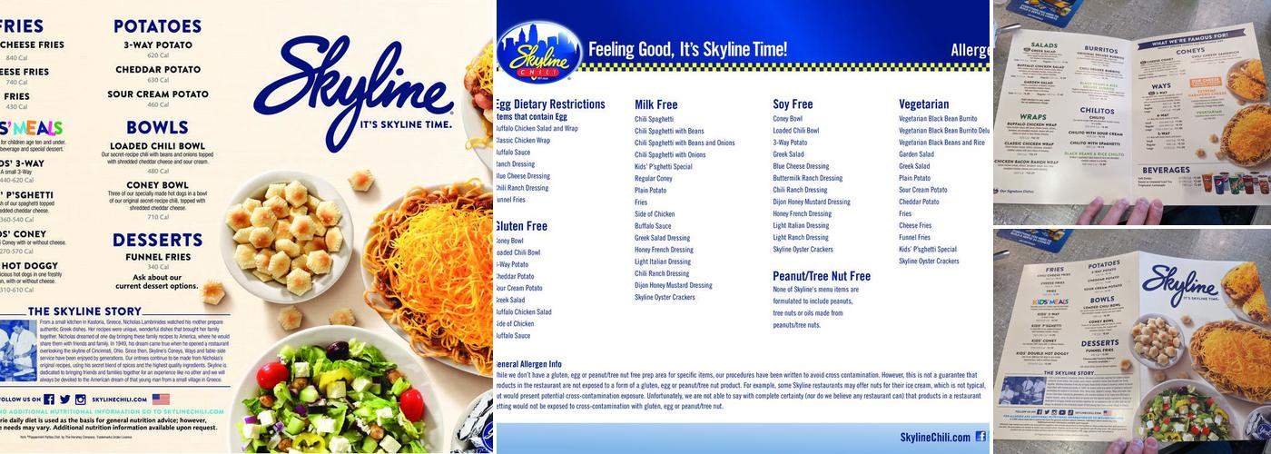 Skyline Chili Menu