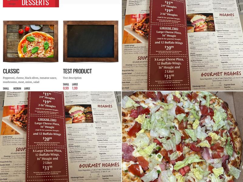 Fat Angelo's Menu