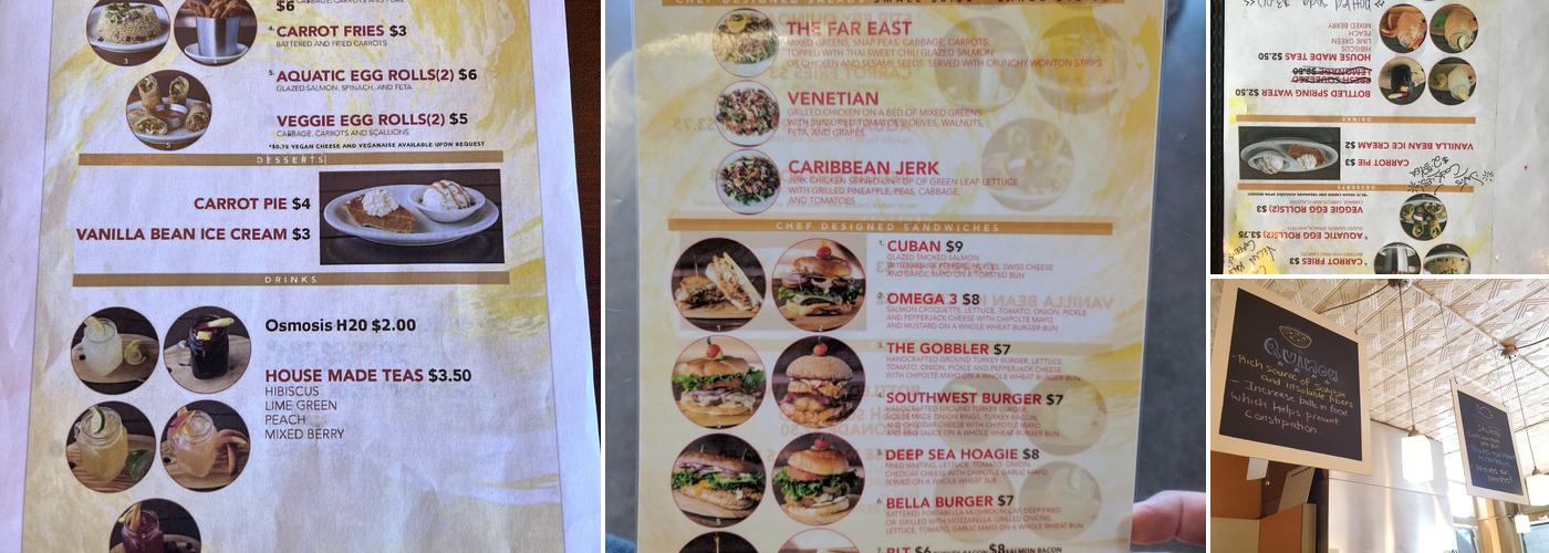 Conscious Kitchen Menu