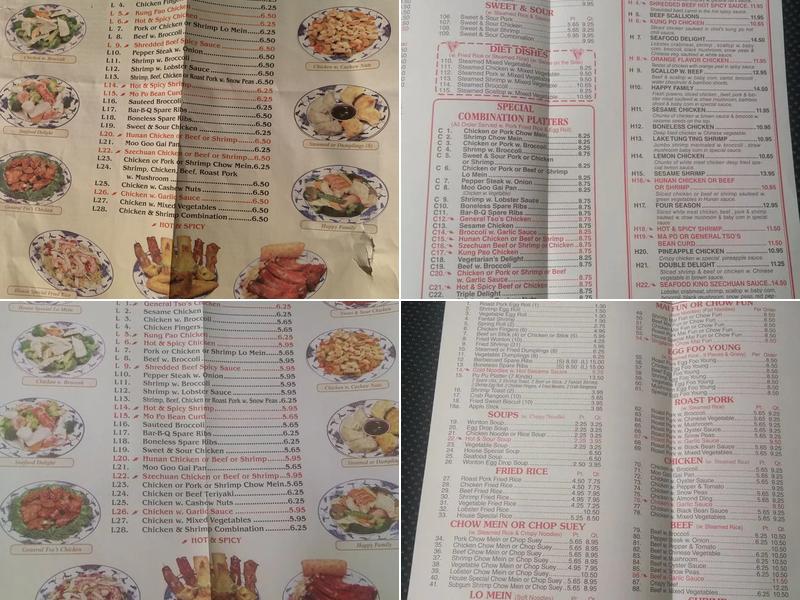 Great Wall Menu