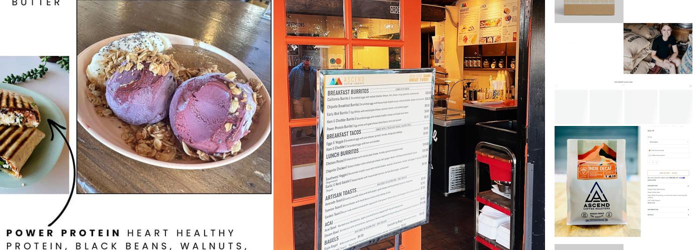 Ascend Coffee Roasters Menu