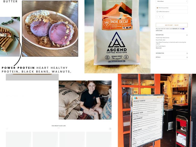 Ascend Coffee Roasters Menu