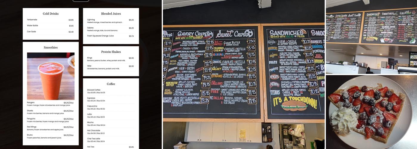 K's Cafe Menu