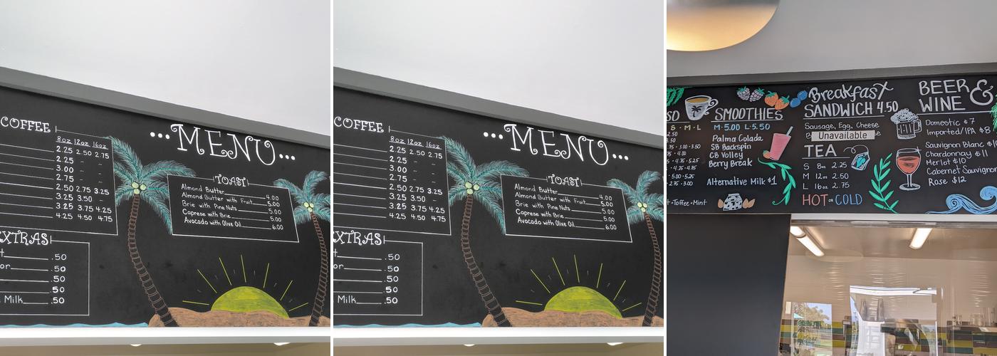 Las Palmas Cafe and Lounge Menu