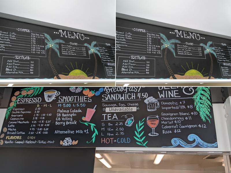 Las Palmas Cafe and Lounge Menu