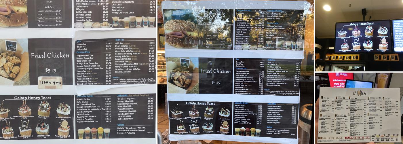 Café Lattea Menu