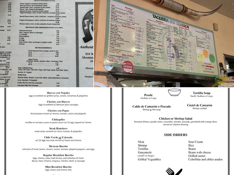 Taqueria La Espuela Menu