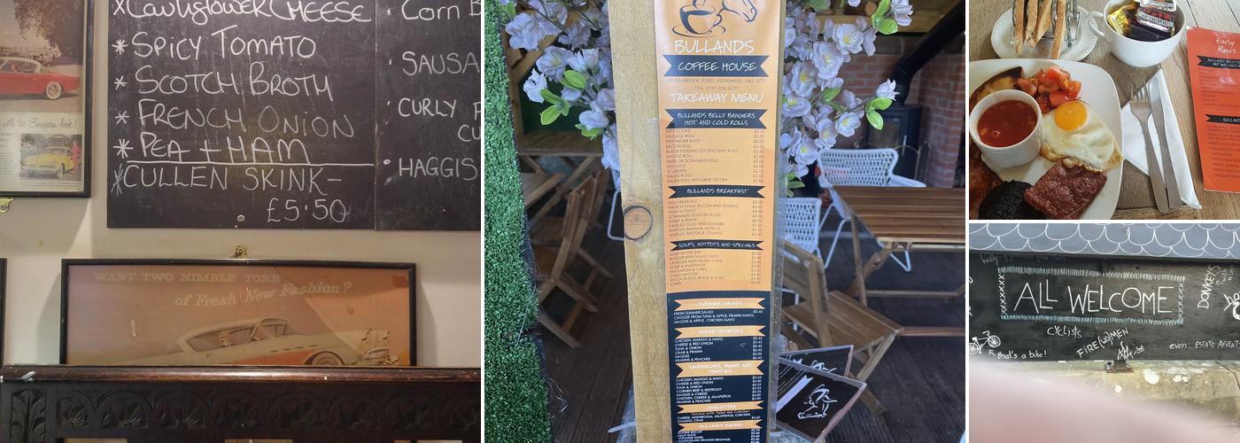 Bullands Coffee House Menu