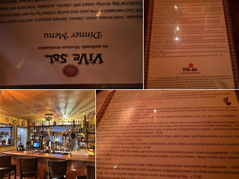 ViVe Sol Menu