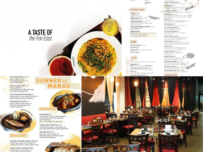 Inchin's Bamboo Garden Menu