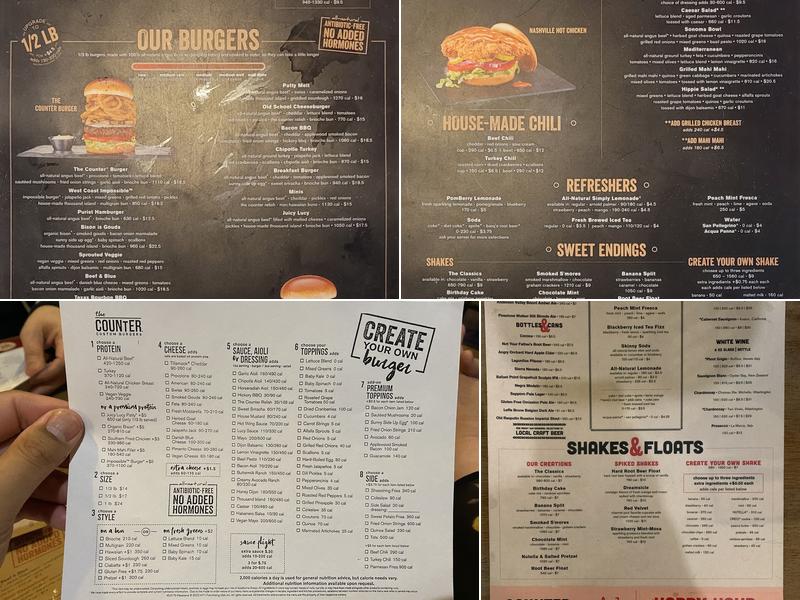 The Counter Menu