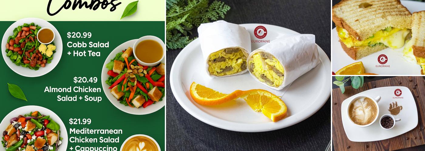 Europane Bakery Menu