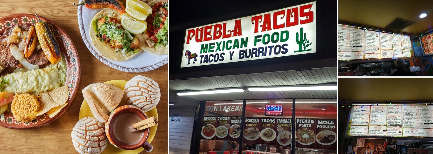 Puebla Tacos Menu