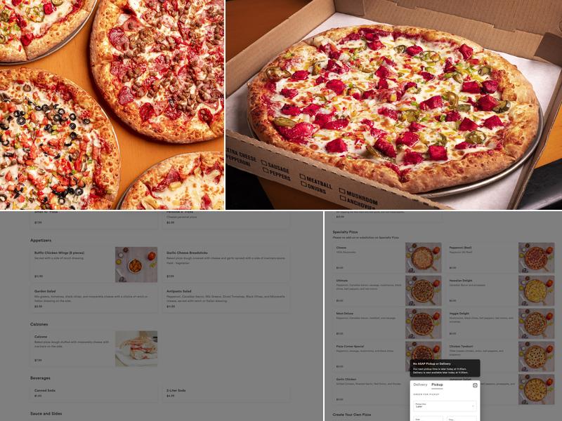 Pizza Corner Menu