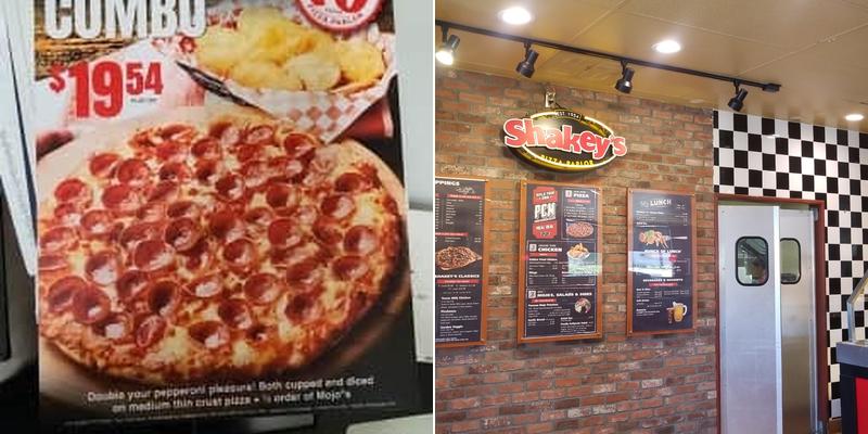 Shakey's Pizza Parlor Menu