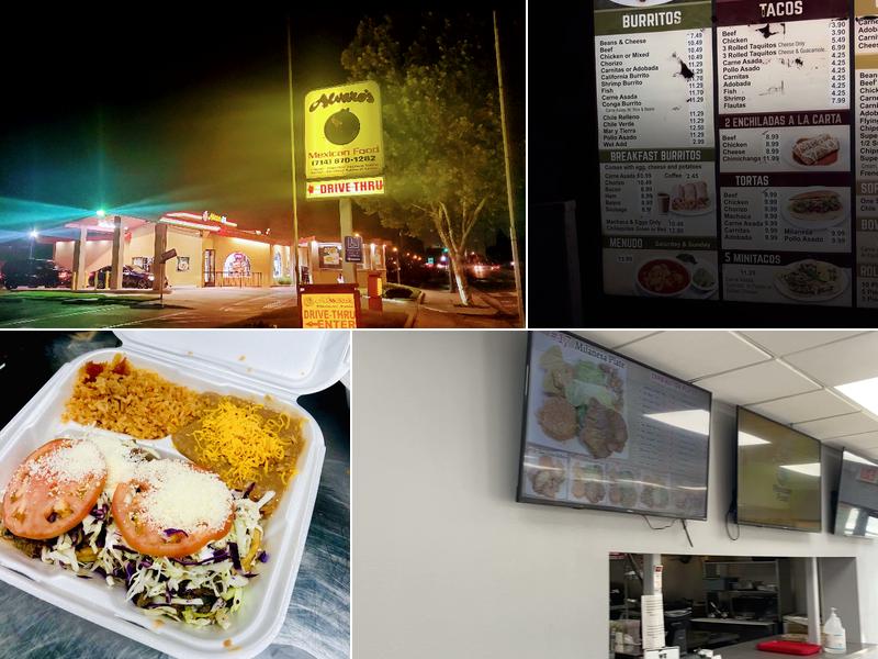 Alvaro's Mexican Food Menu