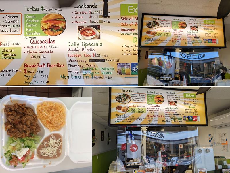 RIVERAS FRESH TACOS Menu