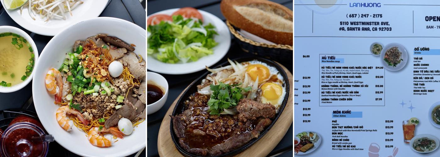 Lan Hương Quán Menu