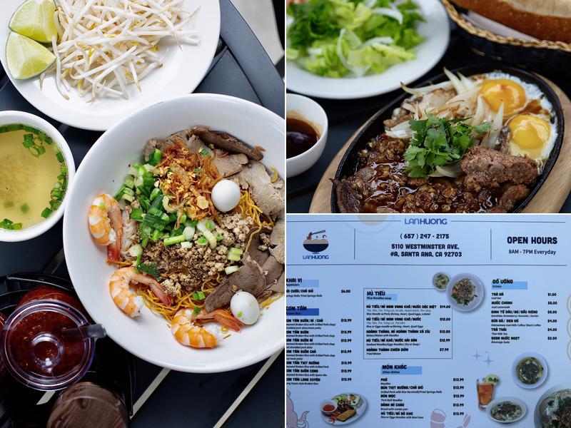 Lan Hương Quán Menu