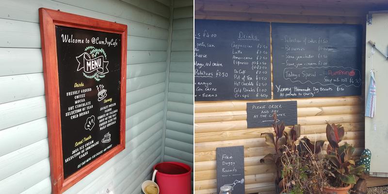 CwmIvy Cafe and Crafts Menu