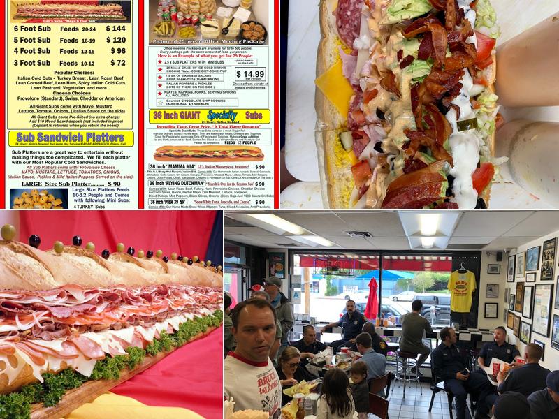 Dan's Super Subs Inc Menu