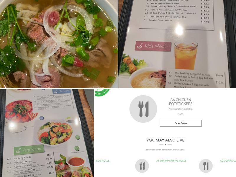 Bamboo Cafe Menu
