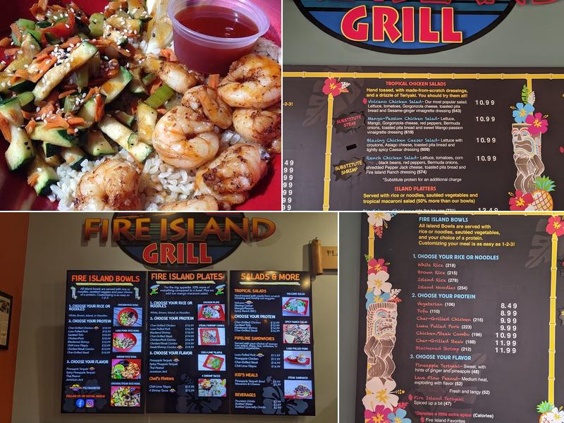 Fire Island Grill Menu