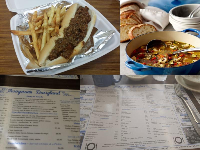 Thompson Dairyland & Restaurant Menu