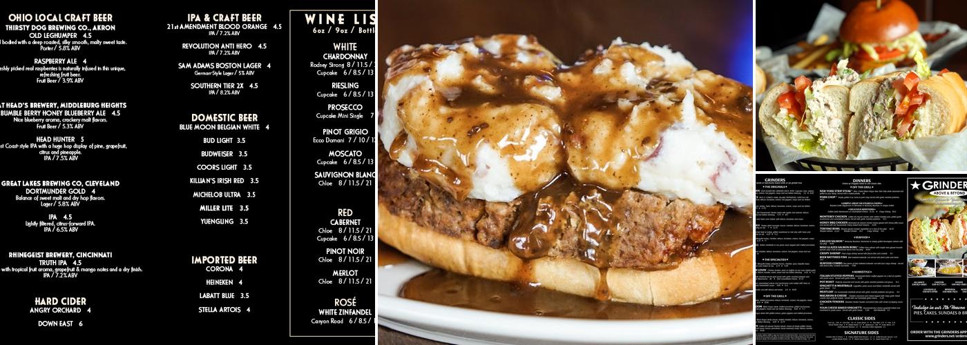 Canton - Whipple Ave Grinders Above & Beyond Menu