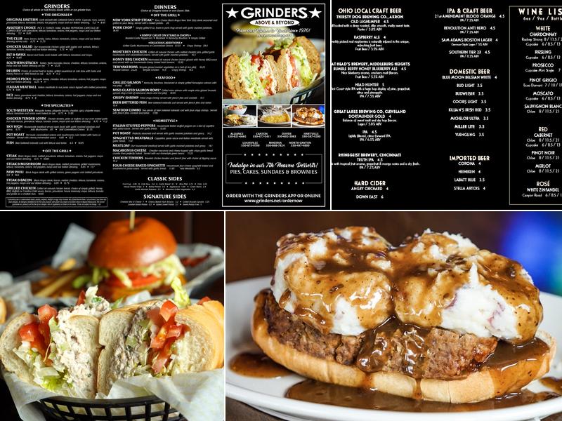 Canton - Whipple Ave Grinders Above & Beyond Menu