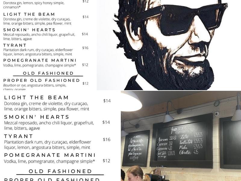 Fourscore Coffee Menu