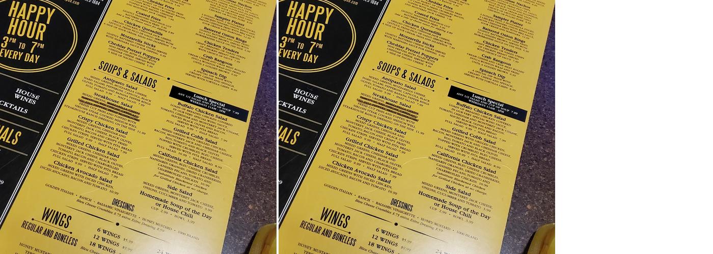 Firehouse Grille & Pub Menu