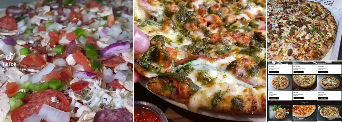 Seniore's Pizza Menu