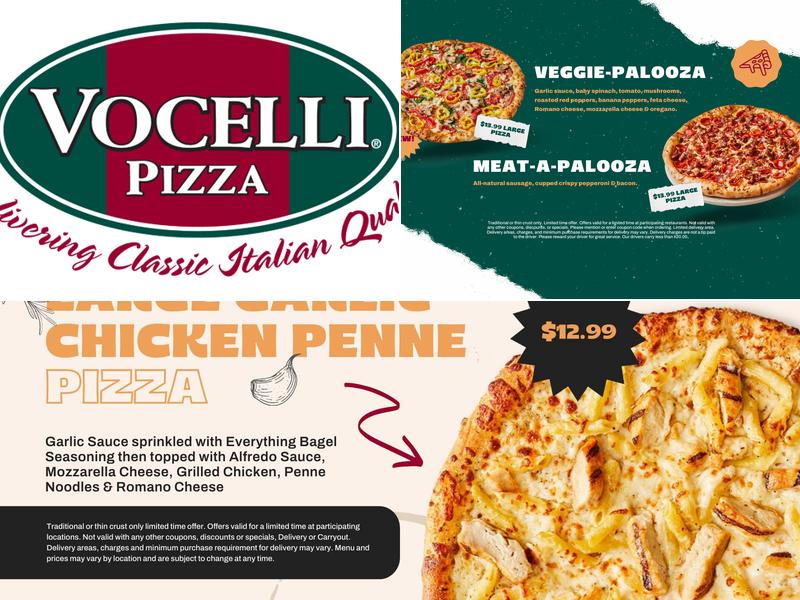 Vocelli Pizza Menu