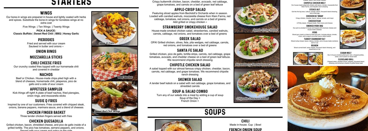 Town & Country Restaurant Menu